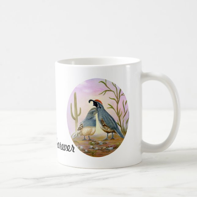 Mug Ami de cailles de Gambel pour toujours (Droite)
