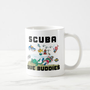 Mug Ami drôle de piqué de SCAPHANDRE d'ami de piqué