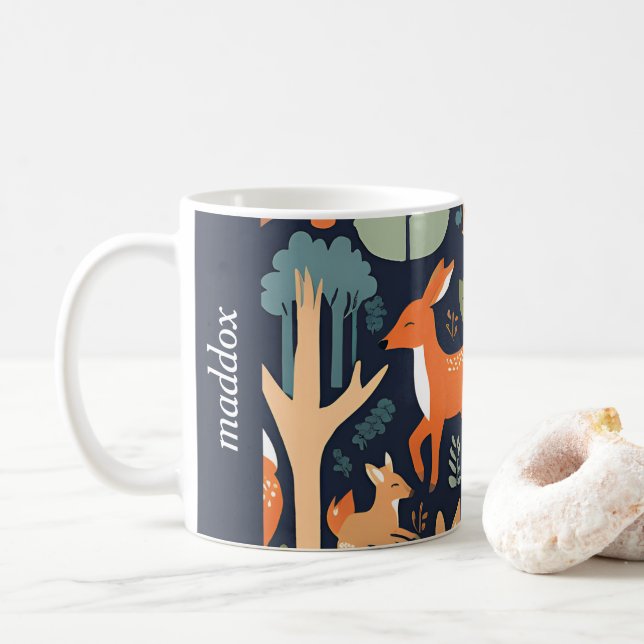 Mug Amis boisés confortables (Avec donut)