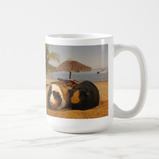 Mug Amis de cobaye sur la plage