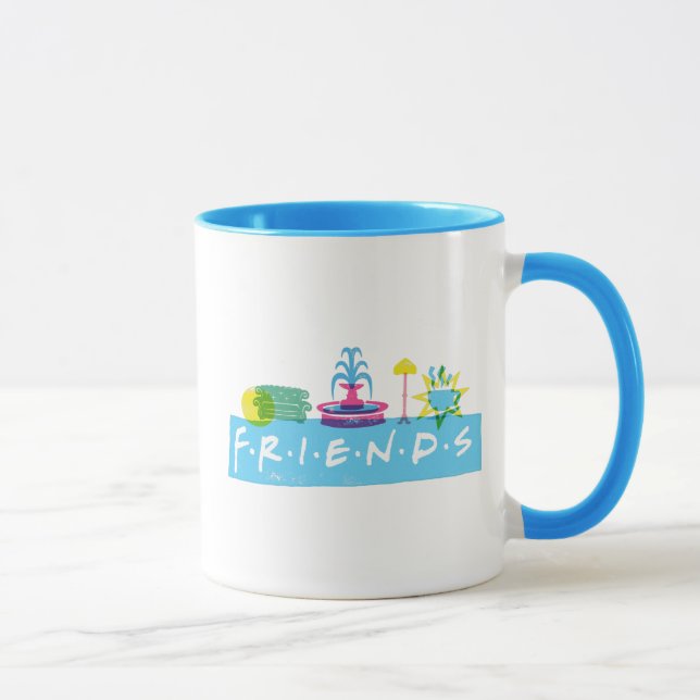 Mug AMIS™ | Logo avec icônes (Droite)