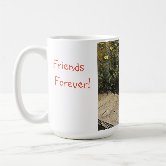 Mug Amis pour toujours Joyeux Jardin (Gauche)