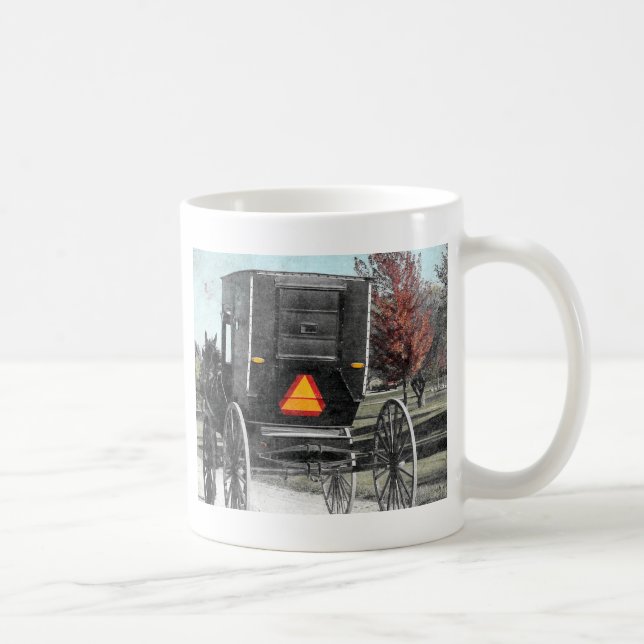 Mug Amish Buggy d'automne (Droite)