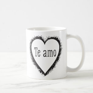 Mug AMO de Te, je t'aime dans l'Espagnol
