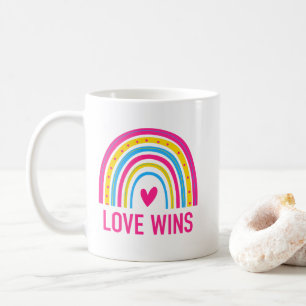 Mug Amour arc-en-ciel pansexuel gagne
