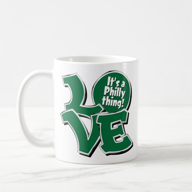 Mug Amour ! C'est un truc de Philly ! (Gauche)