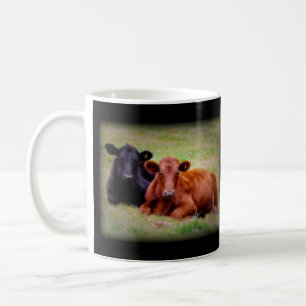Mug Amour d'Angus - paire de bétail côte à côte