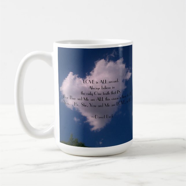 Mug Amour dans le ciel (Gauche)