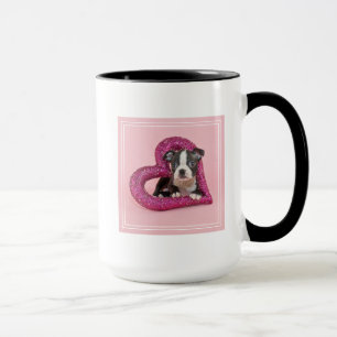 Mug Amour de chiot des images de Getty