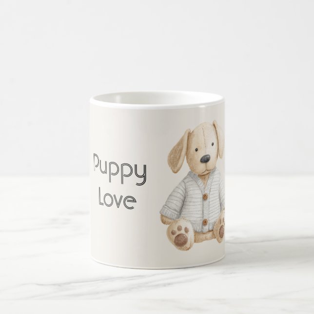Mug Amour de chiot mignon (Centre)