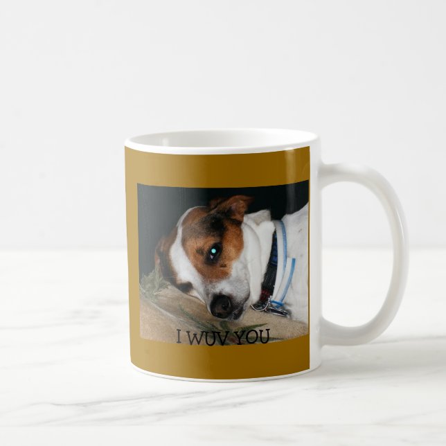 Mug Amour de Jack Russell (Droite)