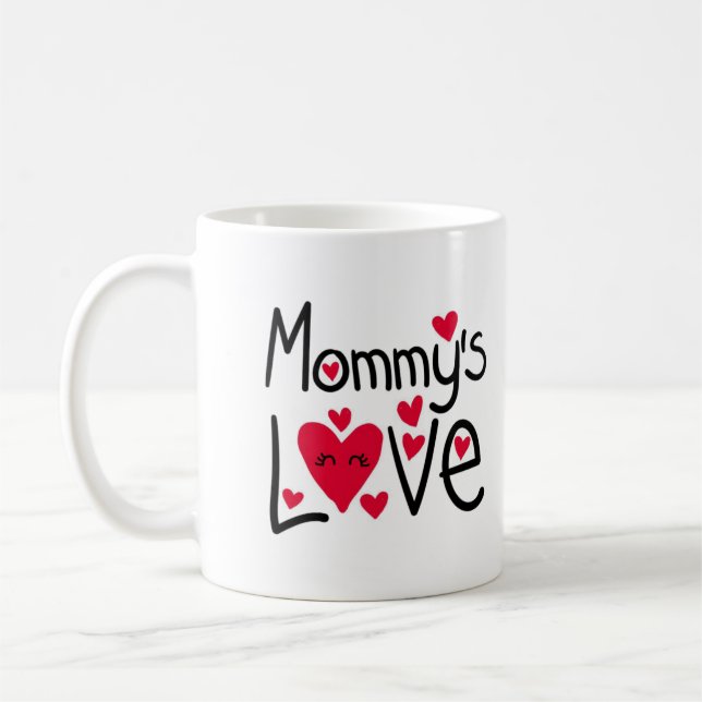 Mug Amour de maman - Un cadeau sucré et adorable (Gauche)