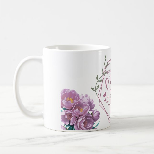 Mug Amour de Mère Design Moderne  (Gauche)