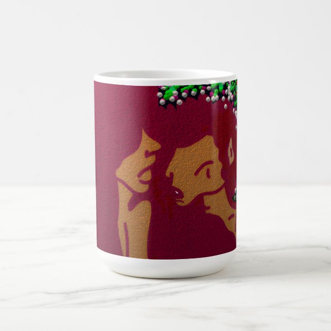 Mug Amour de Noël Psychedélique (Centre)