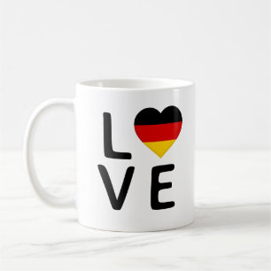 Mug Amour - Drapeau Allemagne