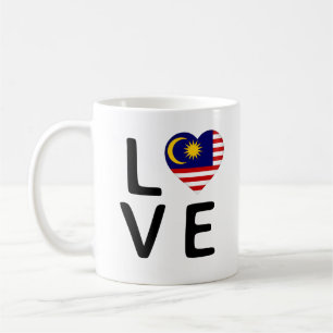 Mug Amour - Drapeau Malaisie
