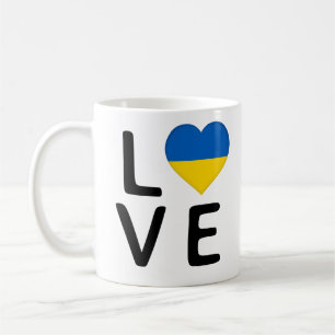 Mug Amour - drapeau ukrainien