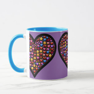 Mug Amour Emoji Customisé
