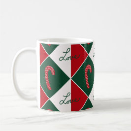 Mug Amour et Canne de Bonbon