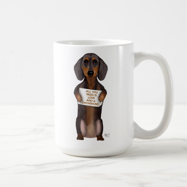 Mug Amour et Dachshund (Droite)