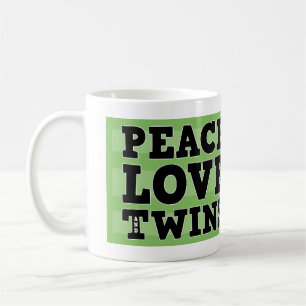 Mug Amour et jumeaux de paix