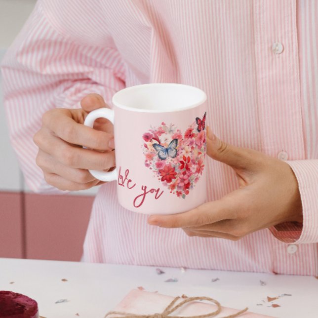 Mug Amour Fluttering | Saint Valentin (Créateur téléchargé)