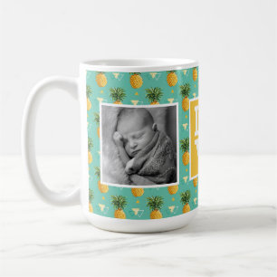 Mug AMOUR géométrique du motif d'ananas avec des