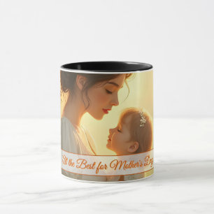 Mug Amour maternel tendre dans la lumière florissante