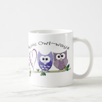 Amour Owl~ways, cadeaux mignons d'art de hiboux