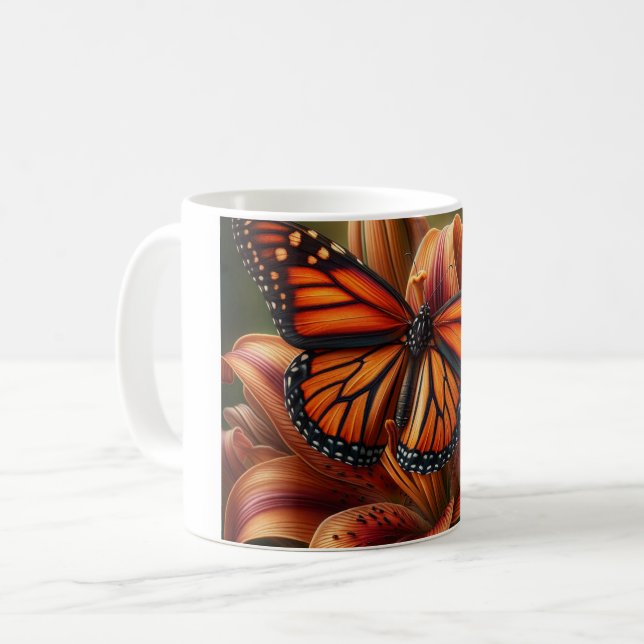Mug Amour papillon (Devant gauche)