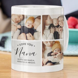 Mug Amour Personnalisé Moderne Vous Nana 9-Photo
