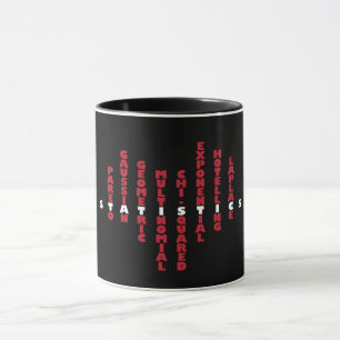 Mug Amour pour les statistiques dans mon coeur (sombre