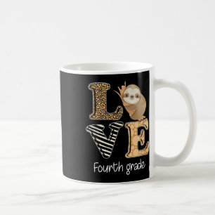 Mug Amour quatrième année paresseux professeur de 4e a