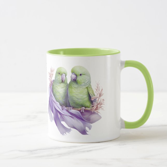 Mug Amour sur une branche - Deux oiseaux en Harmonie (Droite)