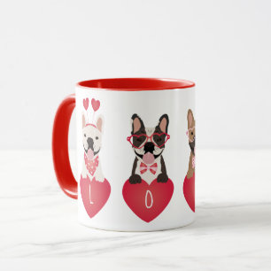 Mug Amour Valentine Bulldogs