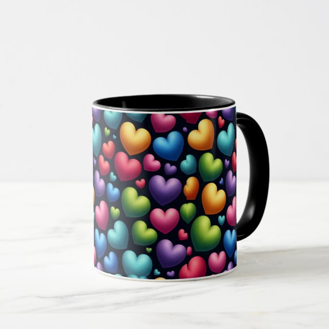Mug Amour vibrant (Devant droit)