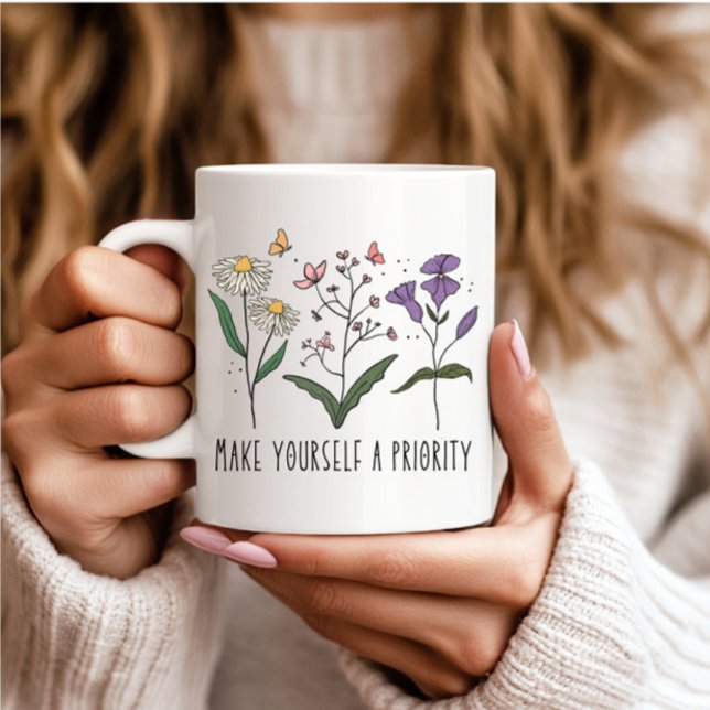 Mug Amour vintage Fleur sauvage (Créateur téléchargé)