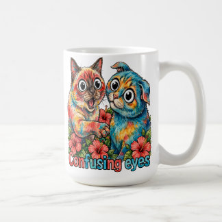 Mug Amoureux de Chat Mignon Charme Siamois & Chartreux