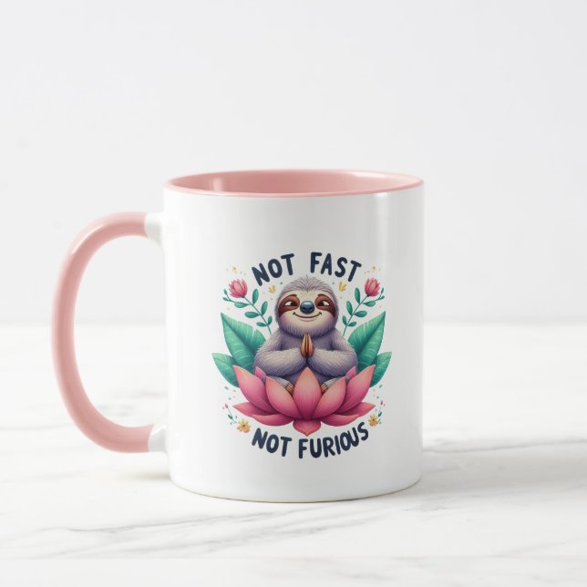 Mug Amoureux de la paresse amusant (Gauche)