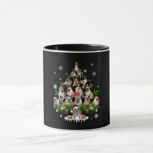Mug Amoureux de les chiens  Ornements d'arbre de Noël 