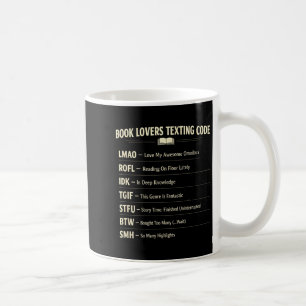 Mug Amoureux de livres code de discussion lecture
