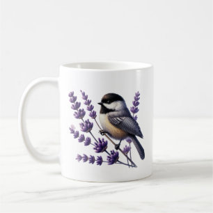 Mug Amoureux de mésanges mignonnes ajoutez monogramme