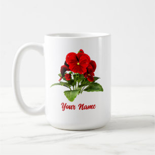 Mug Amoureux de Pensées Fleur Personnalisée