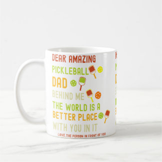 Mug Amoureux de pickleball Fête des pères Incroyable P