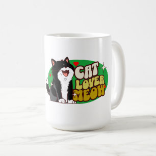 Mug Amoureux des chats - chat noir