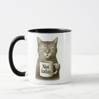 Mug Amoureux des chats drôle
