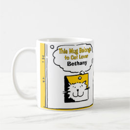 Mug Amoureux des chats personnalisé