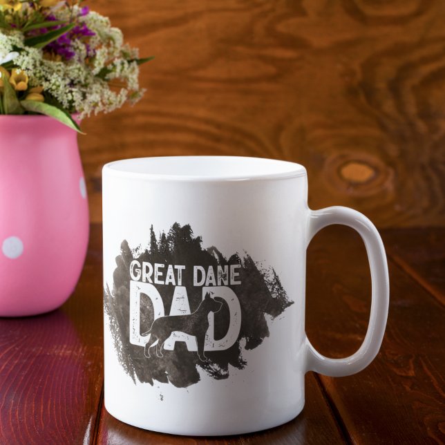 Mug Amoureux des chiens d'Fête des pères Great Dane Da (Créateur téléchargé)