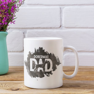Mug Amoureux des chiens Fête des pères Doberman papa p