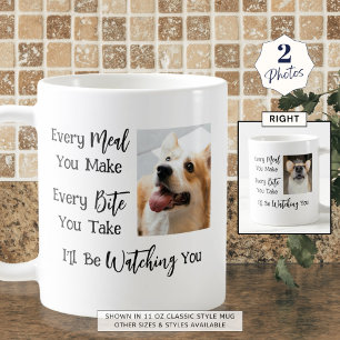 Mug Amoureux des chiens Funny Chien Dit 2 Photos